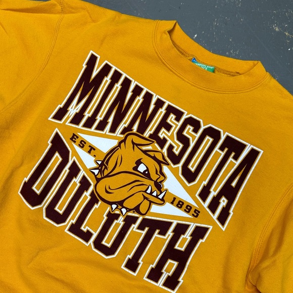 Champion Minnesota Duluth University Bulldogs Crew Neck Sweater Small NCAA - Picture 3 of 6